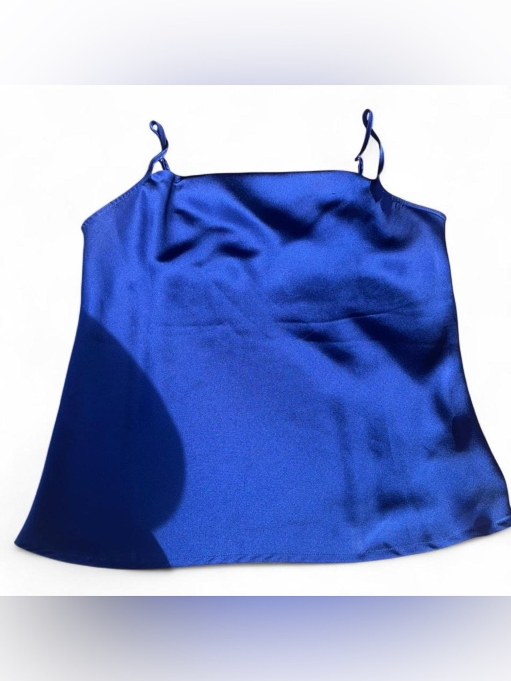 Express Royal Blue Satin Top